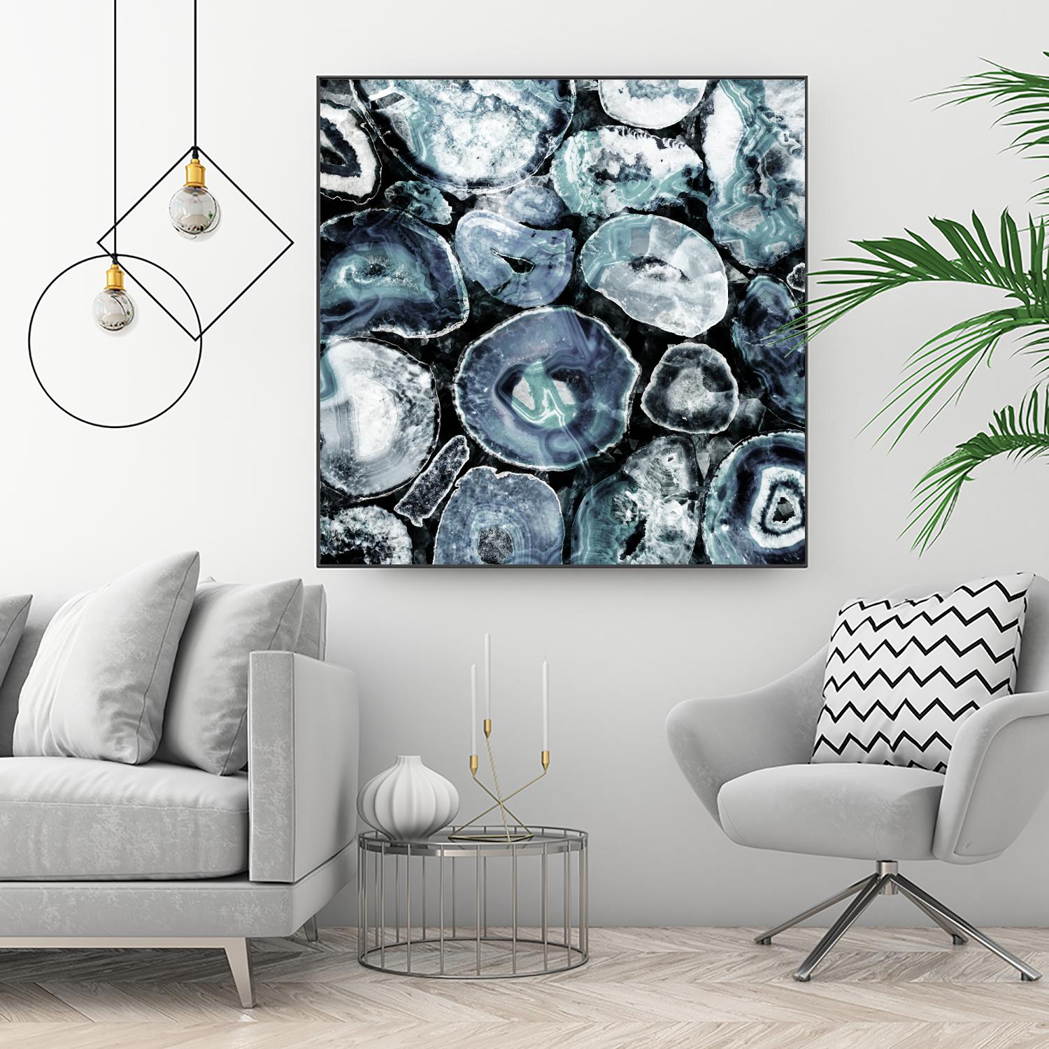 Obsidian B by GI ArtLab on GIANT ART - black abstract