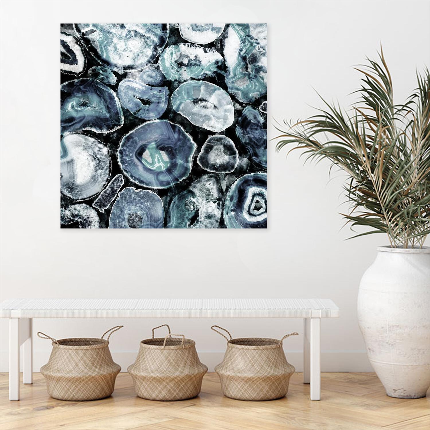 Obsidian B by GI ArtLab on GIANT ART - black abstract