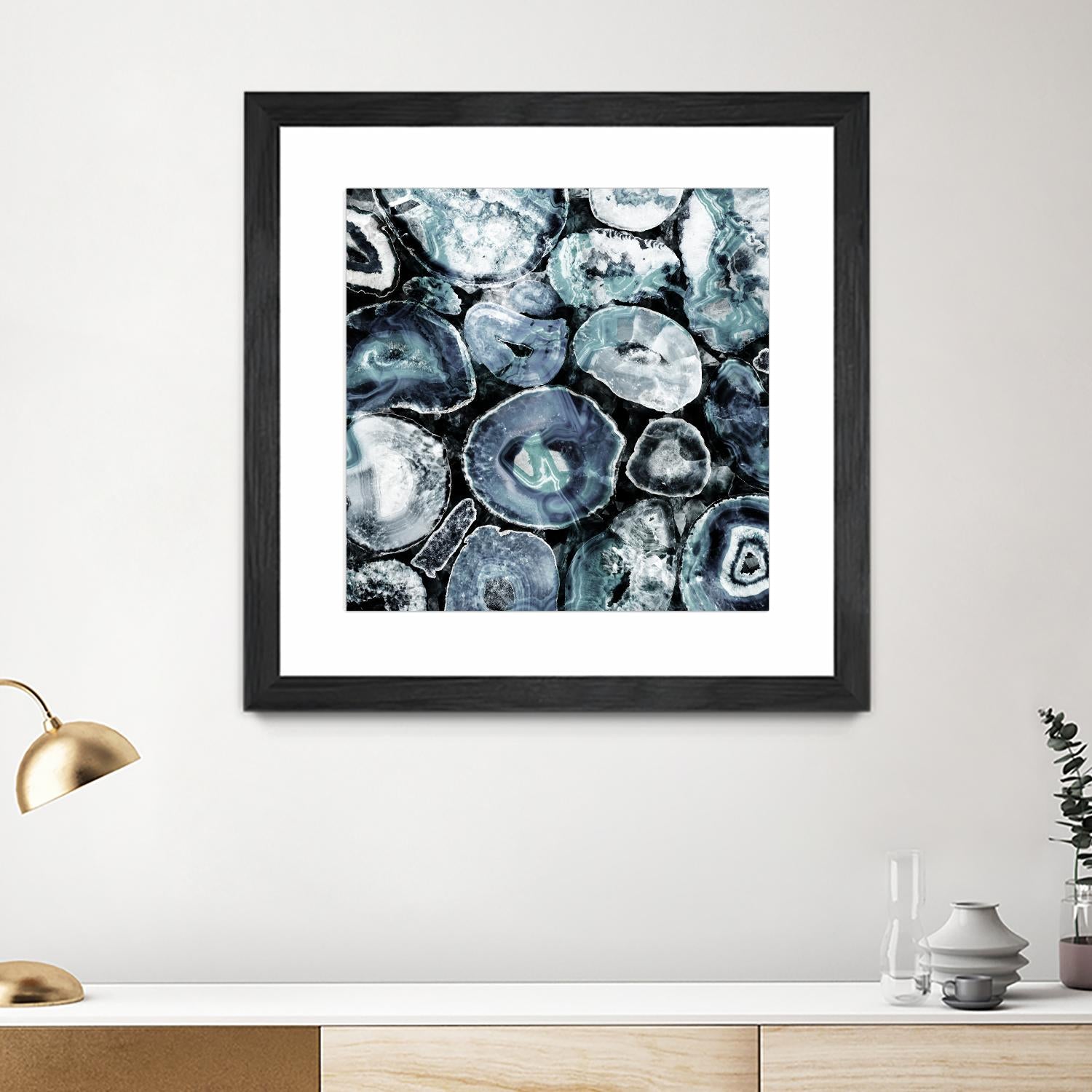 Obsidian B by GI ArtLab on GIANT ART - black abstract