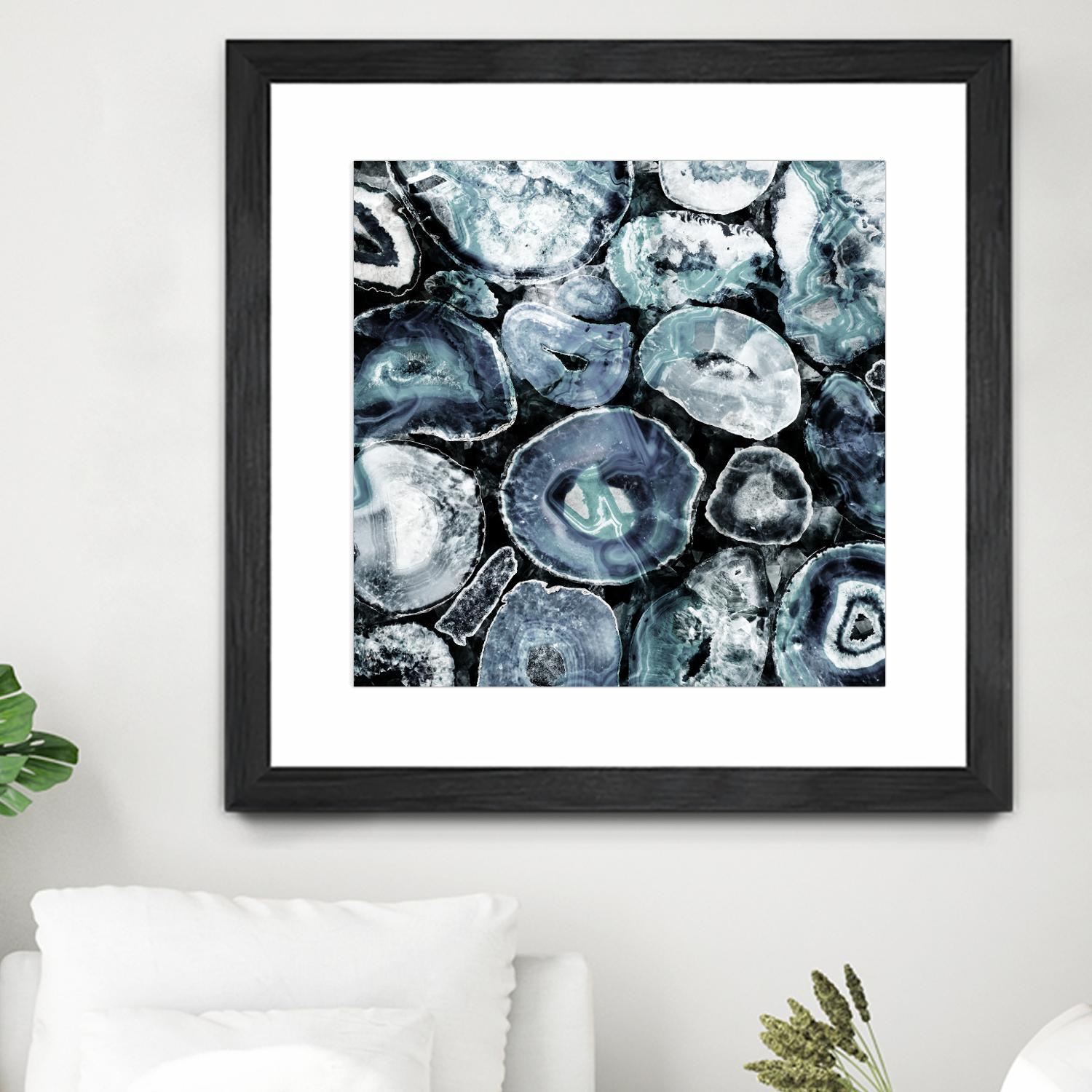 Obsidian B by GI ArtLab on GIANT ART - black abstract