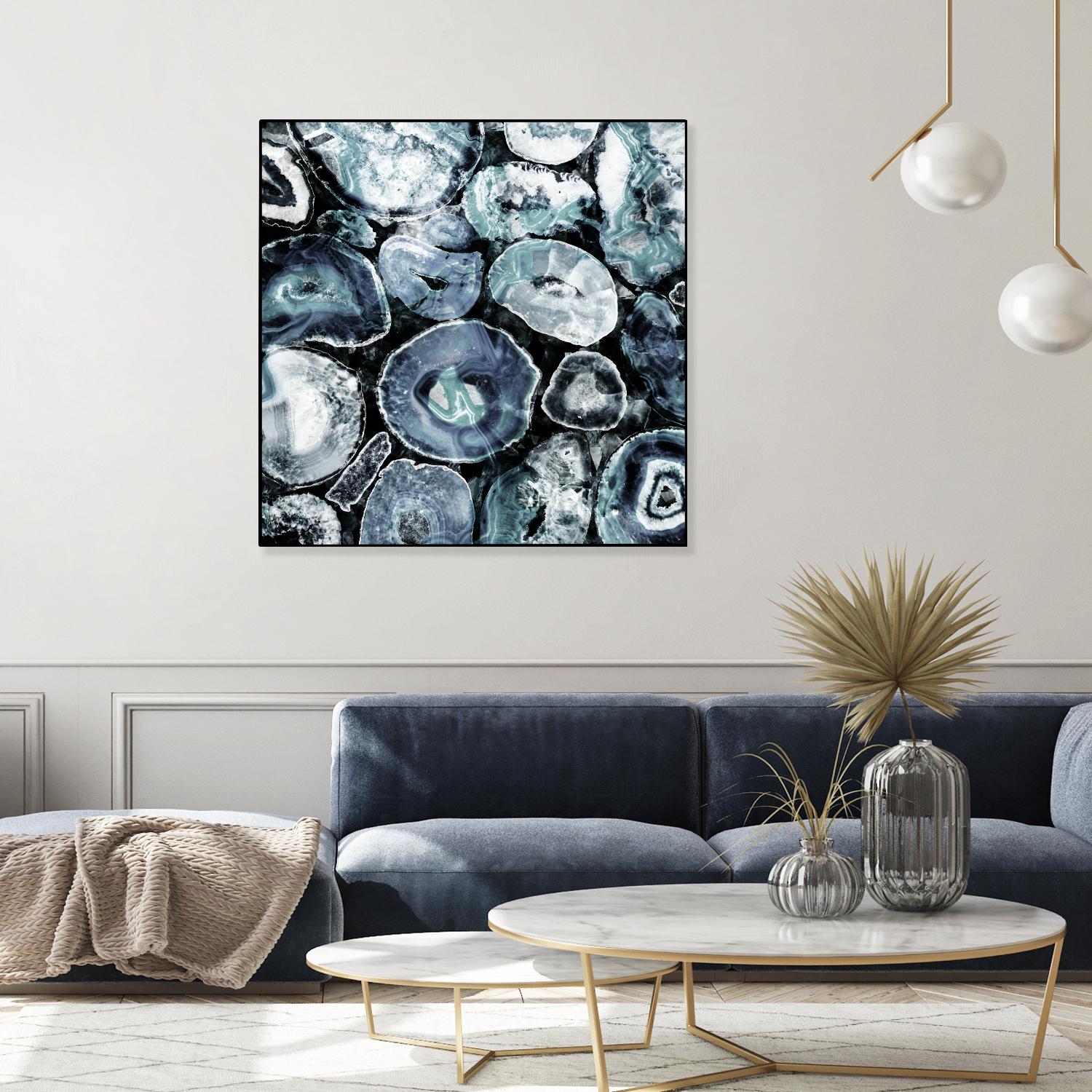 Obsidian B by GI ArtLab on GIANT ART - black abstract