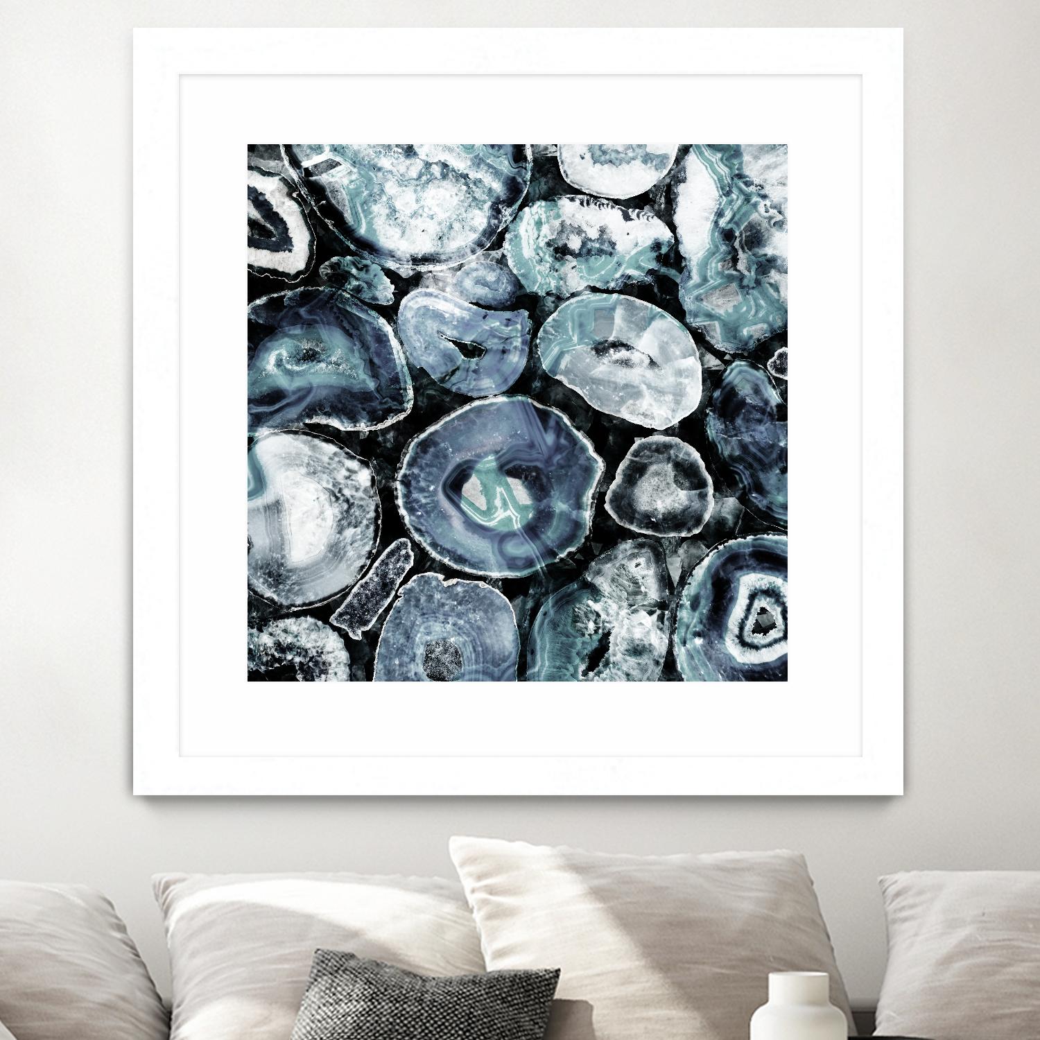 Obsidian B by GI ArtLab on GIANT ART - black abstract