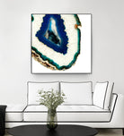 Mediterranean Agate A by GI ArtLab on GIANT ART - blue abstract agate