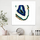 Mediterranean Agate A by GI ArtLab on GIANT ART - blue abstract agate