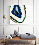 Mediterranean Agate A by GI ArtLab on GIANT ART - blue abstract agate