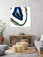 Mediterranean Agate A by GI ArtLab on GIANT ART - blue abstract agate