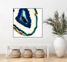 Mediterranean Agate A by GI ArtLab on GIANT ART - blue abstract agate