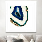 Mediterranean Agate A by GI ArtLab on GIANT ART - blue abstract agate