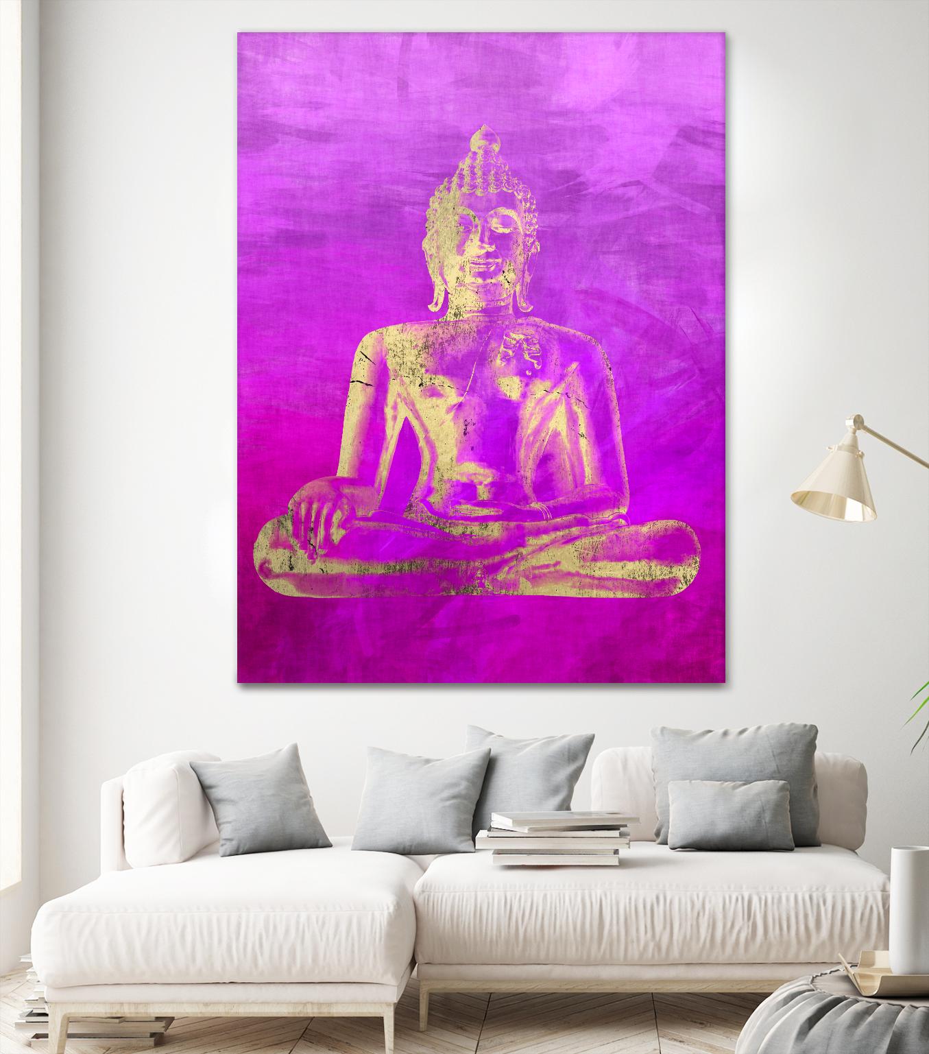 Buddha by GI ArtLab on GIANT ART - yellow oriental