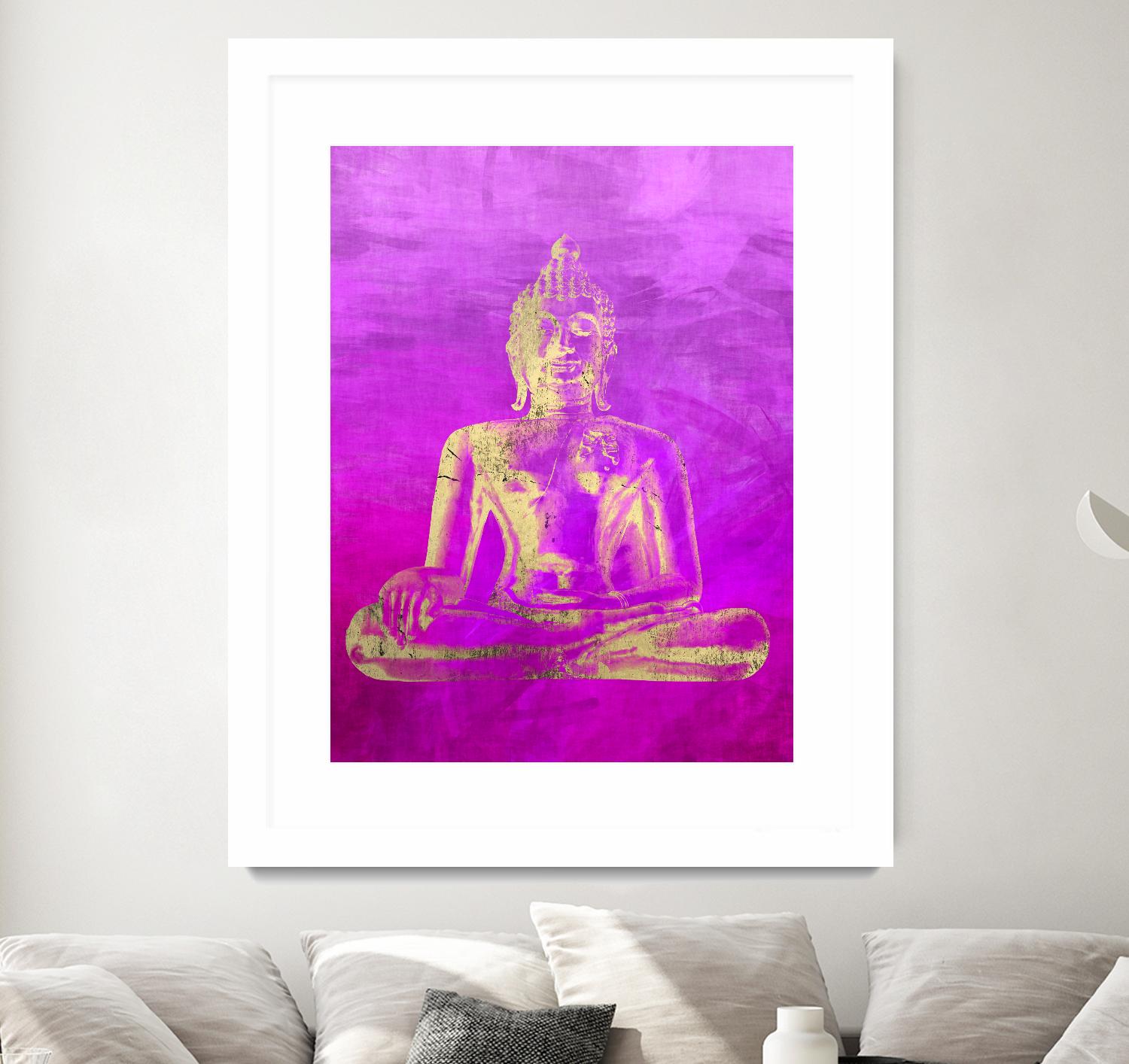 Buddha by GI ArtLab on GIANT ART - yellow oriental
