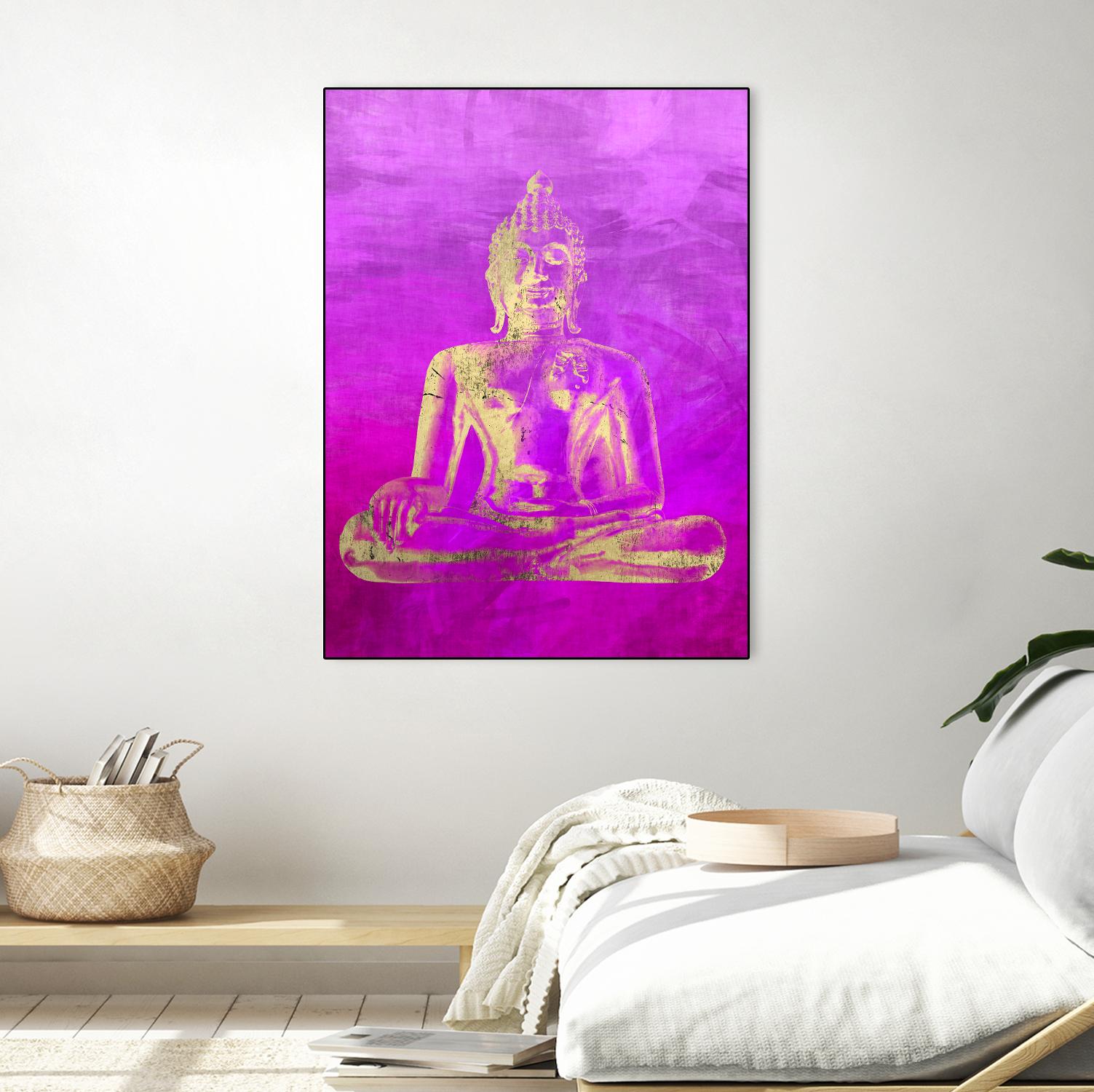 Buddha by GI ArtLab on GIANT ART - yellow oriental