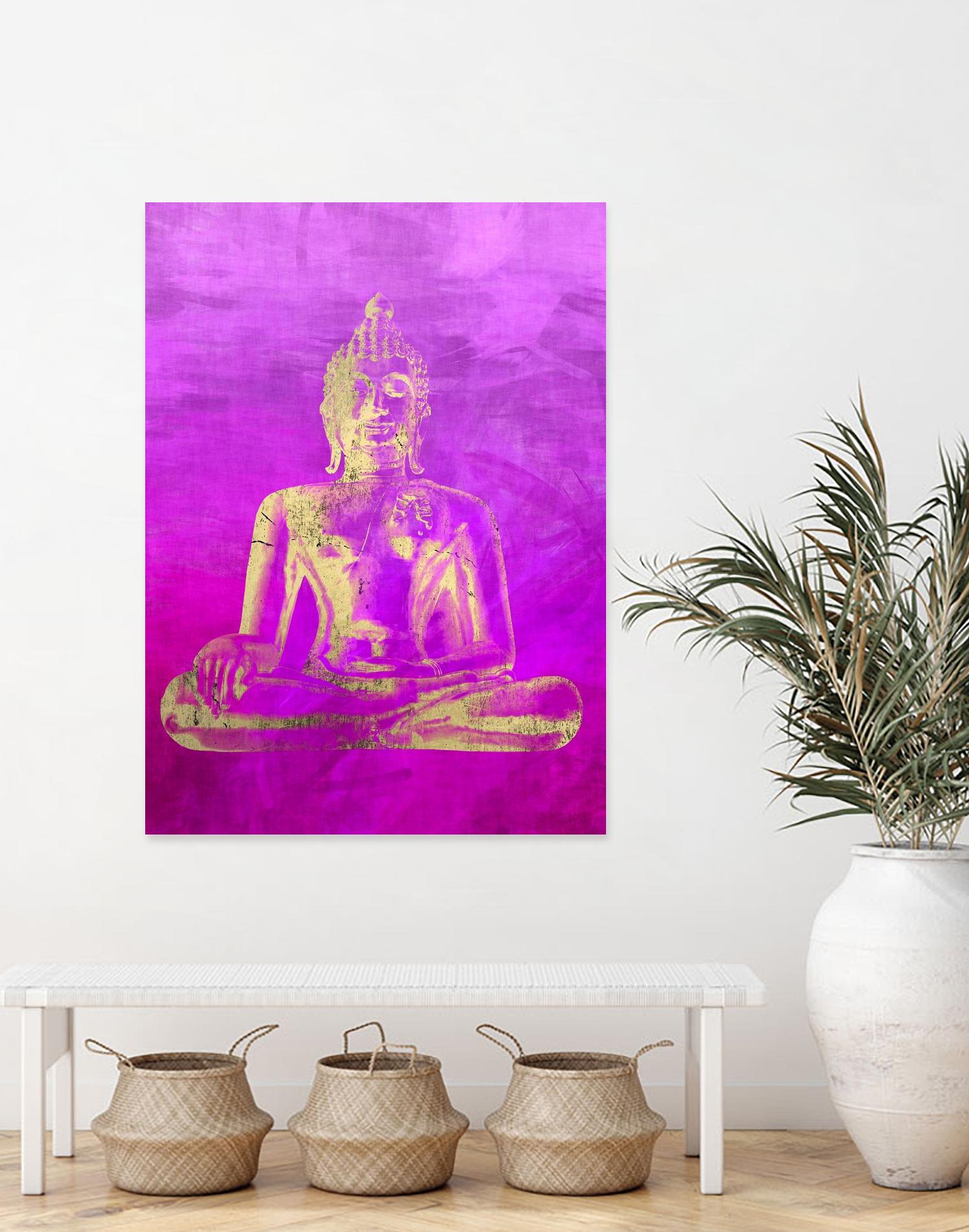 Buddha by GI ArtLab on GIANT ART - yellow oriental