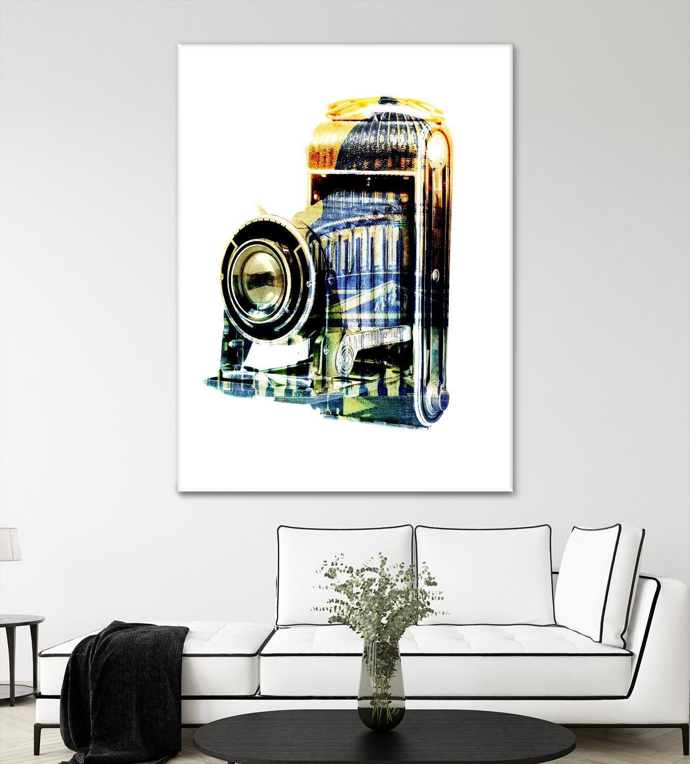 Vintage Washington DC by GI ArtLab on GIANT ART - yellow pop art - alternative