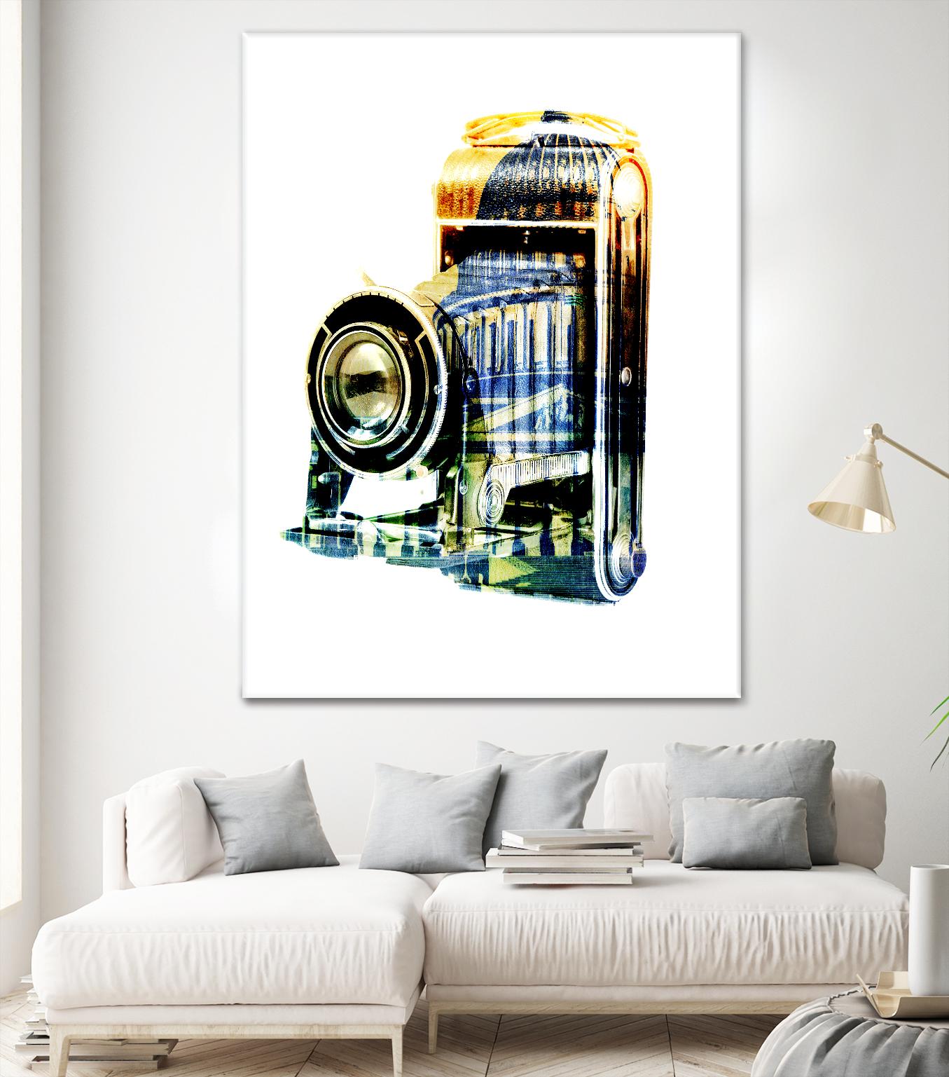 Vintage Washington DC by GI ArtLab on GIANT ART - yellow pop art - alternative