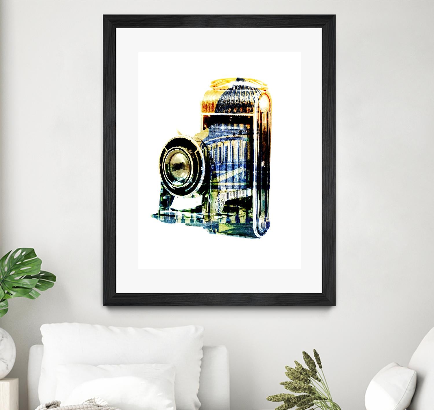 Vintage Washington DC by GI ArtLab on GIANT ART - yellow pop art - alternative