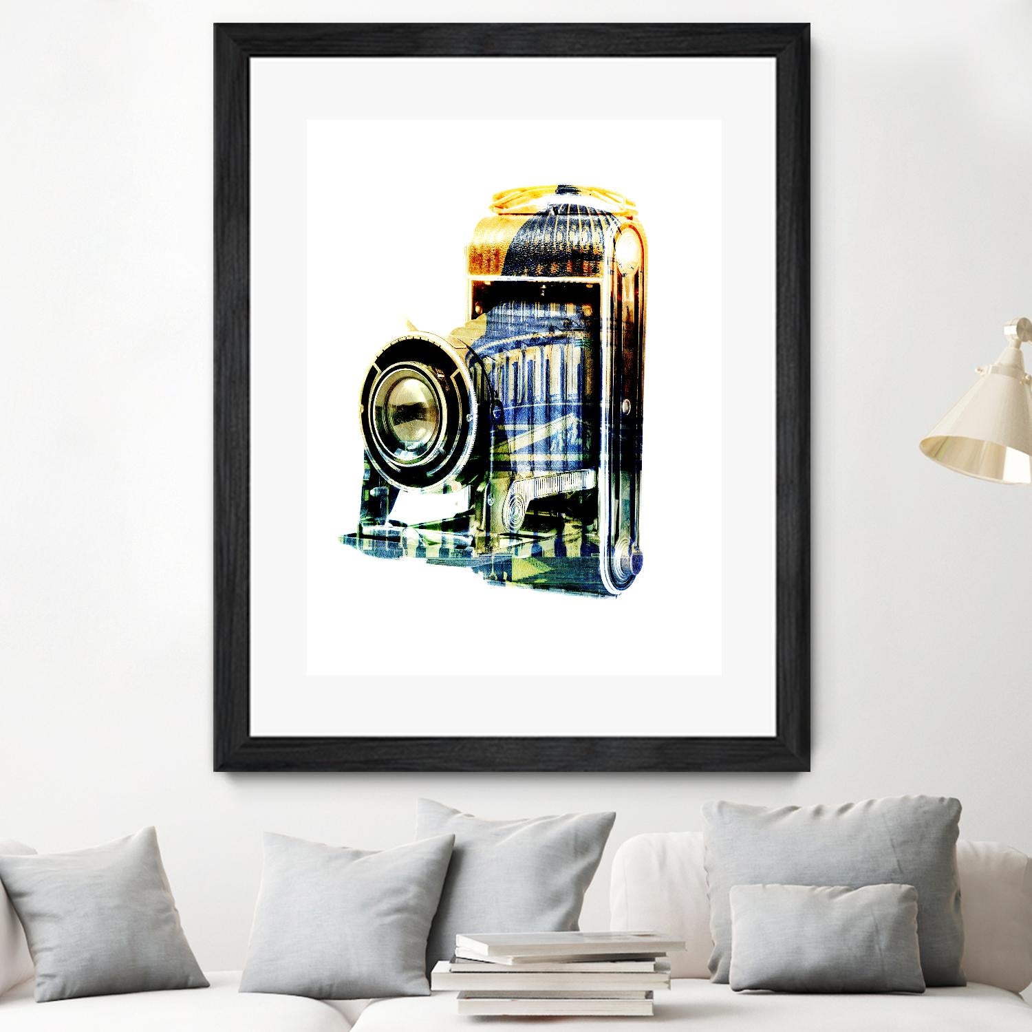 Vintage Washington DC by GI ArtLab on GIANT ART - yellow pop art - alternative