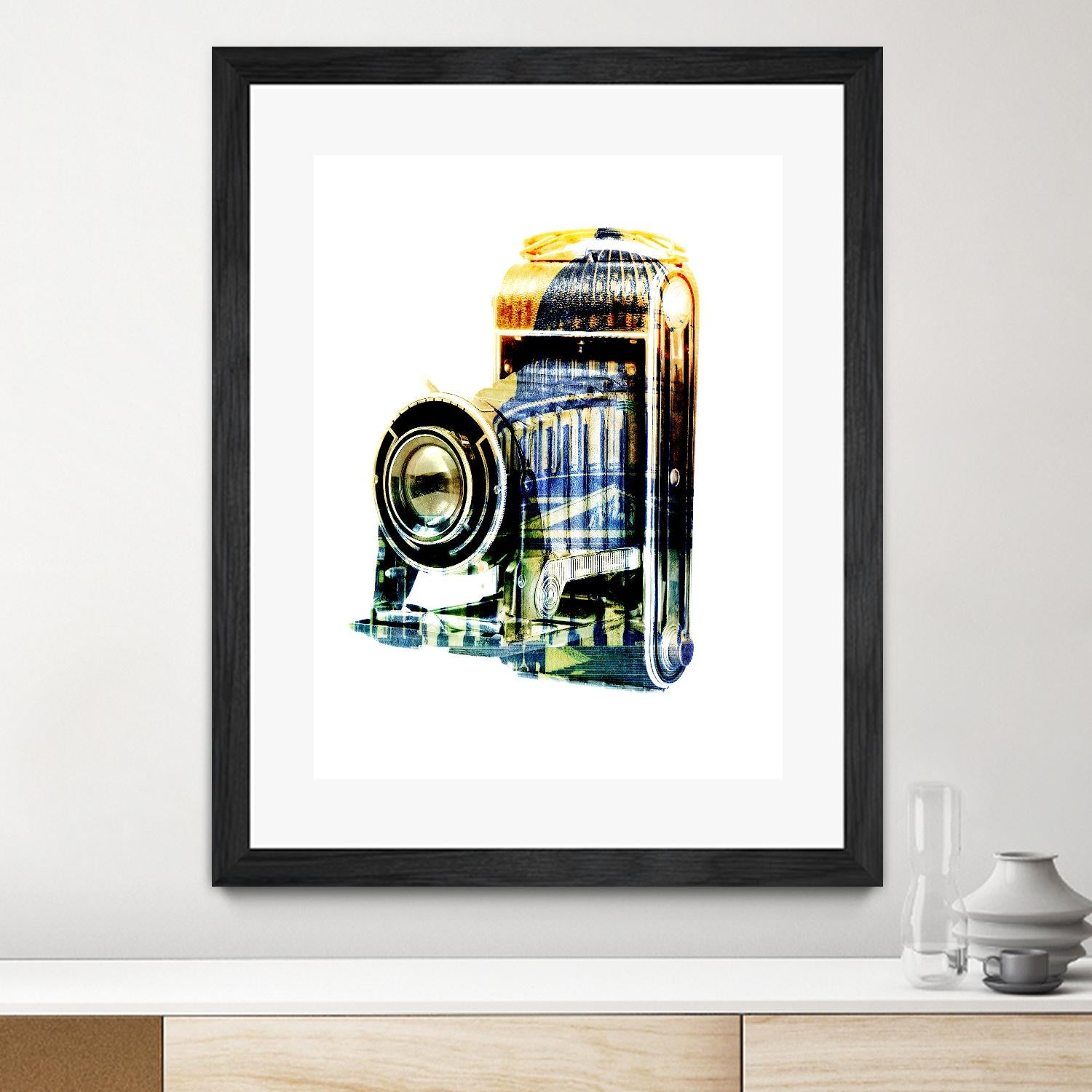 Vintage Washington DC by GI ArtLab on GIANT ART - yellow pop art - alternative