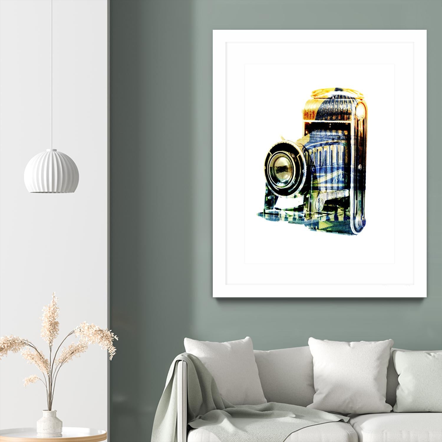 Vintage Washington DC by GI ArtLab on GIANT ART - yellow pop art - alternative