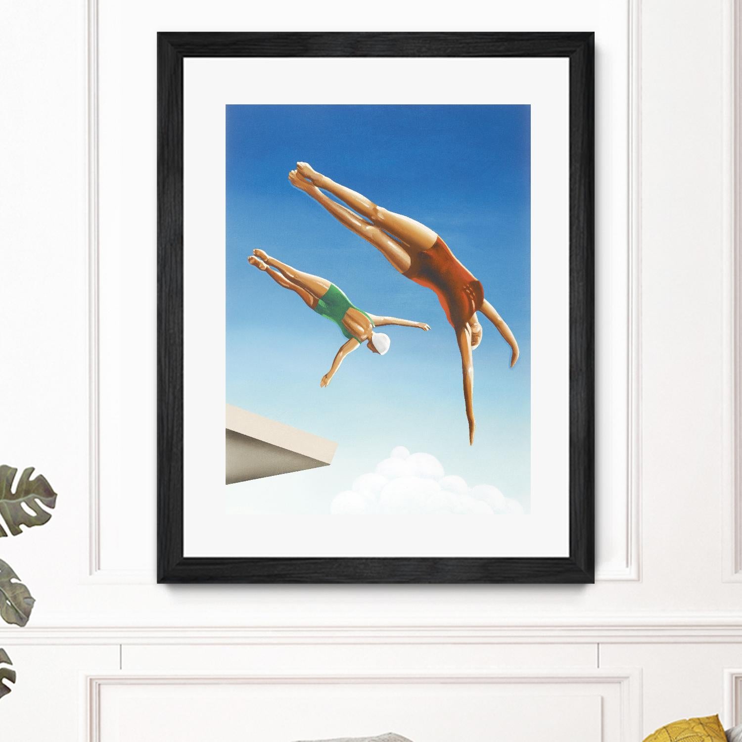 High Dive by Gregory Garrett on GIANT ART - white contemporary