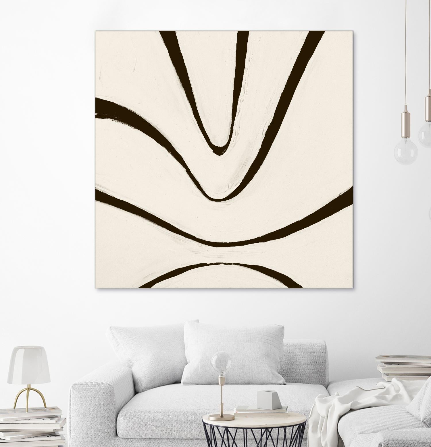 Sepia B by Franka Palek on GIANT ART - beige abstract