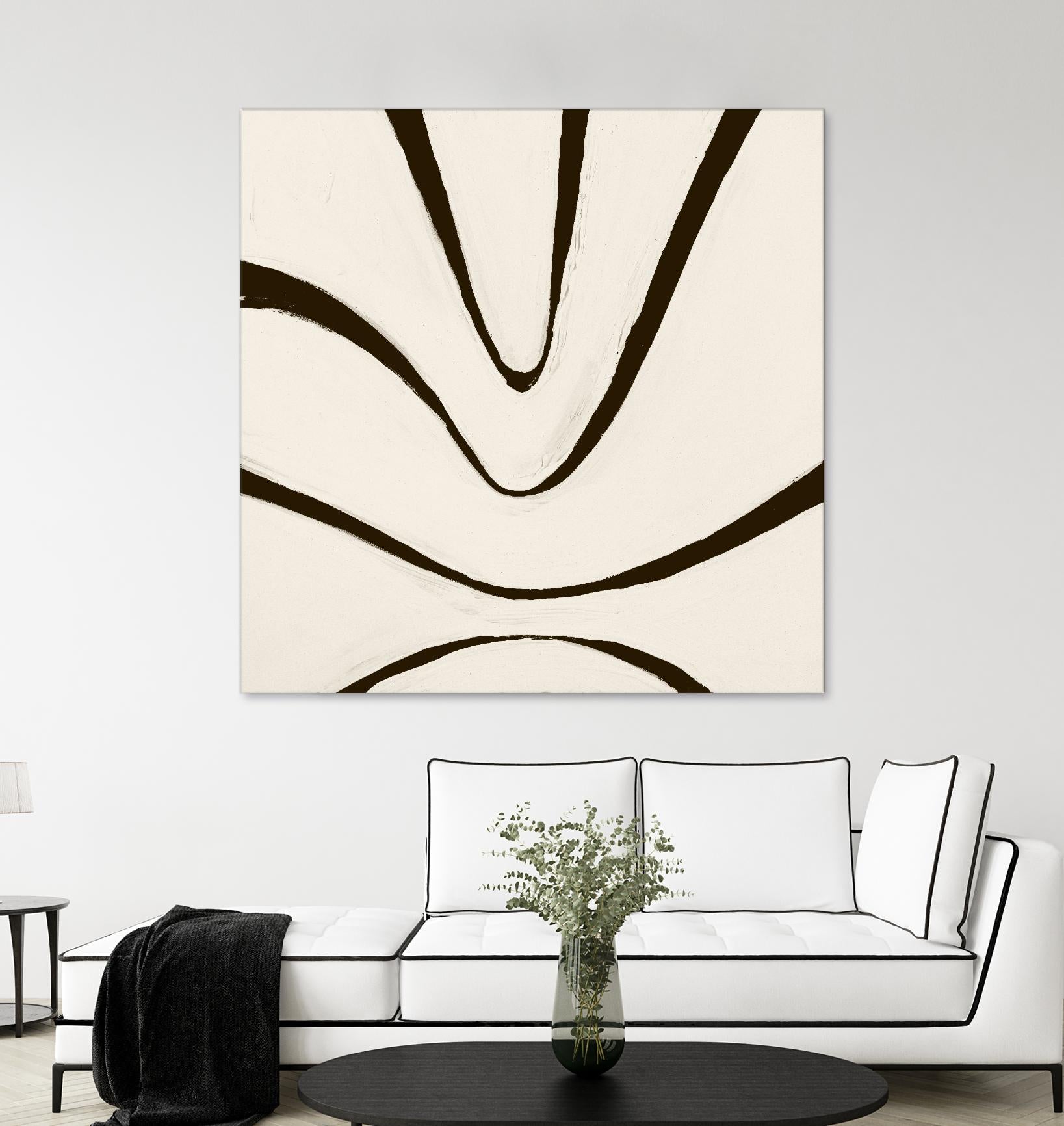 Sepia B by Franka Palek on GIANT ART - beige abstract