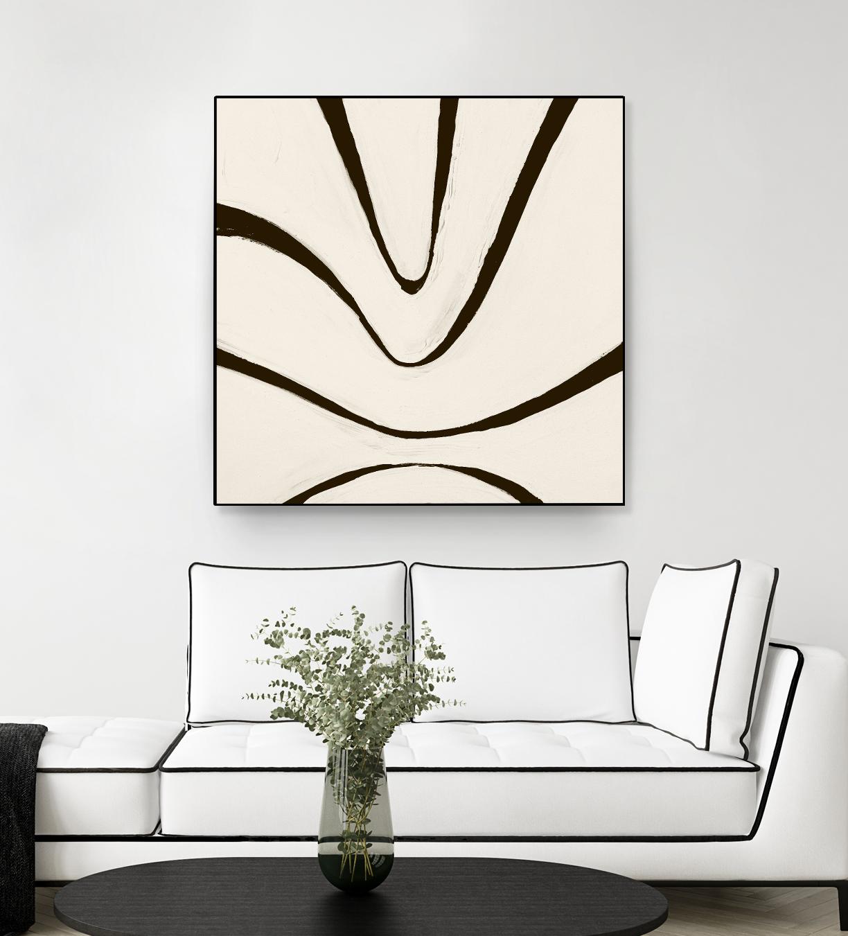 Sepia B by Franka Palek on GIANT ART - beige abstract