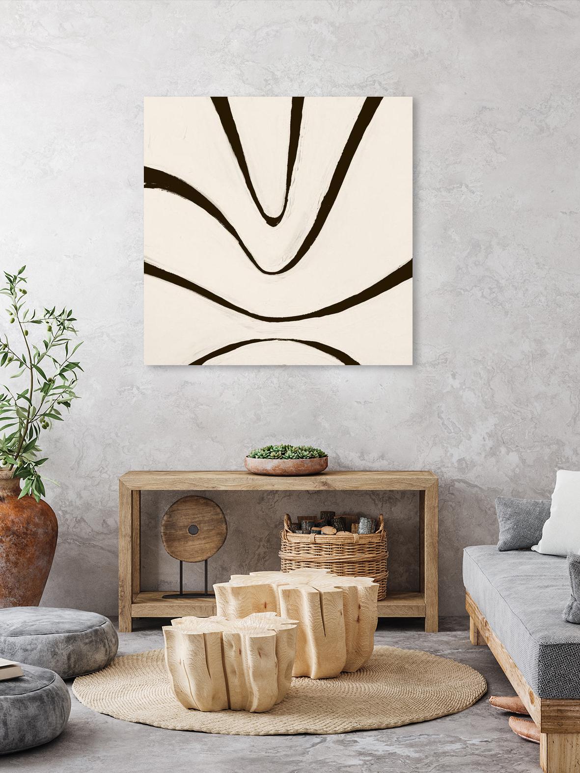 Sepia B by Franka Palek on GIANT ART - beige abstract