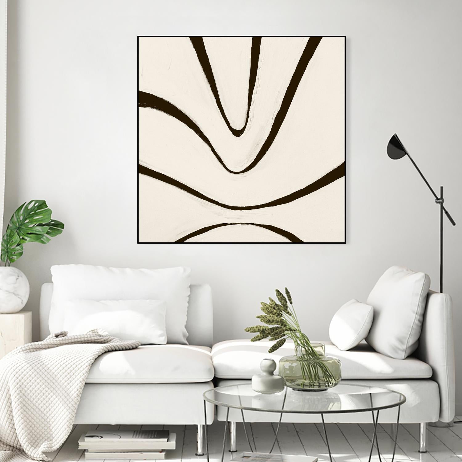 Sepia B by Franka Palek on GIANT ART - beige abstract