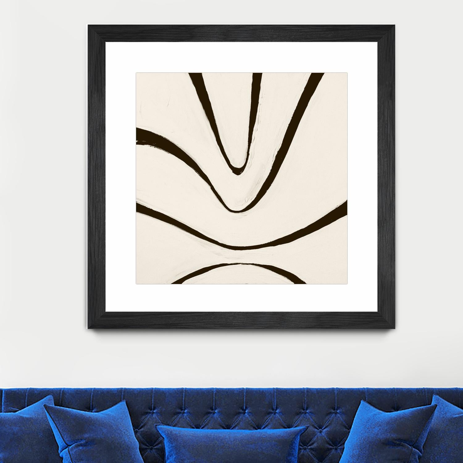 Sepia B by Franka Palek on GIANT ART - beige abstract