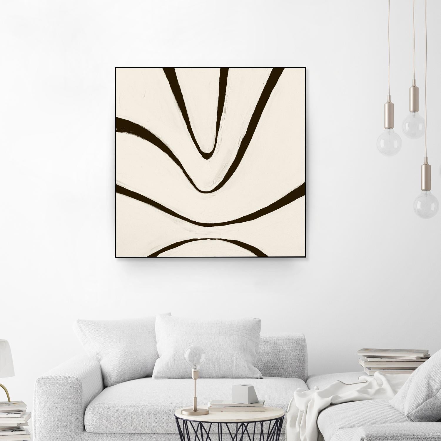 Sepia B by Franka Palek on GIANT ART - beige abstract