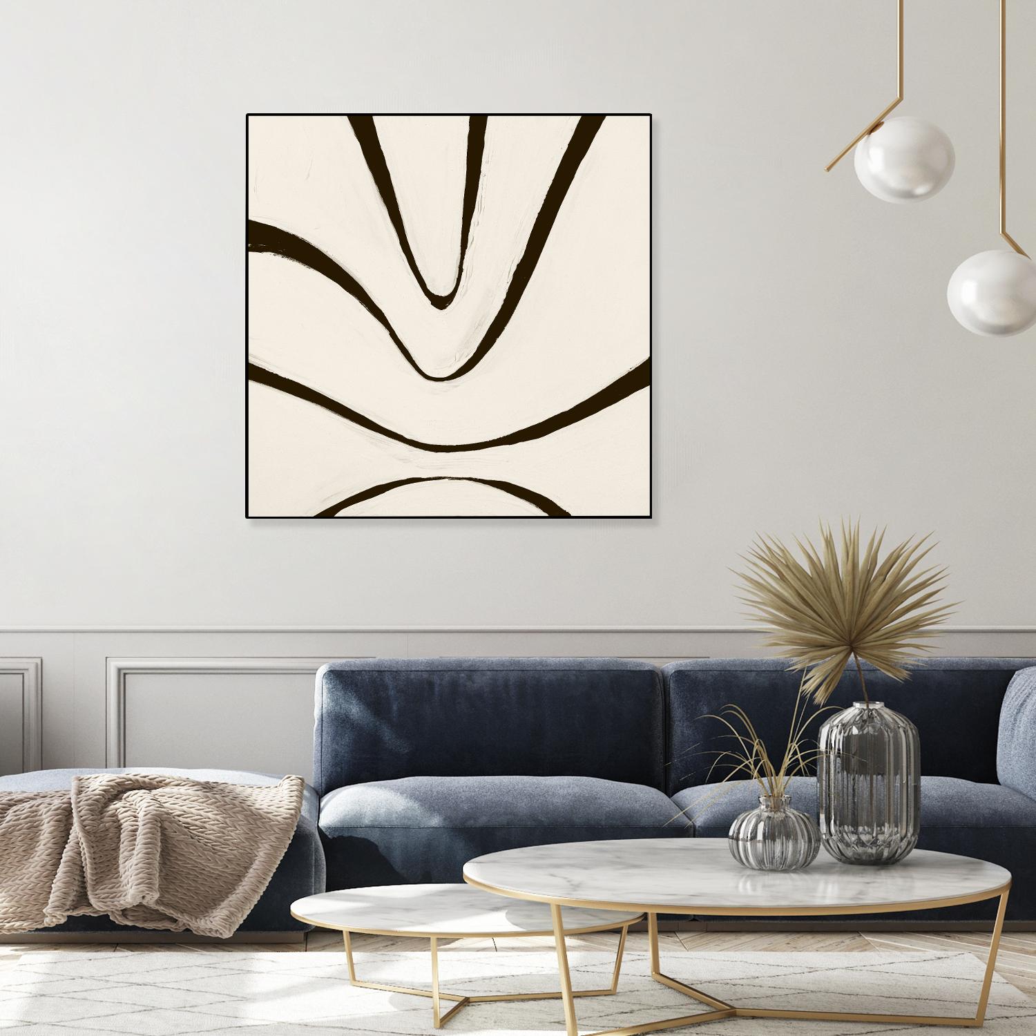Sepia B by Franka Palek on GIANT ART - beige abstract
