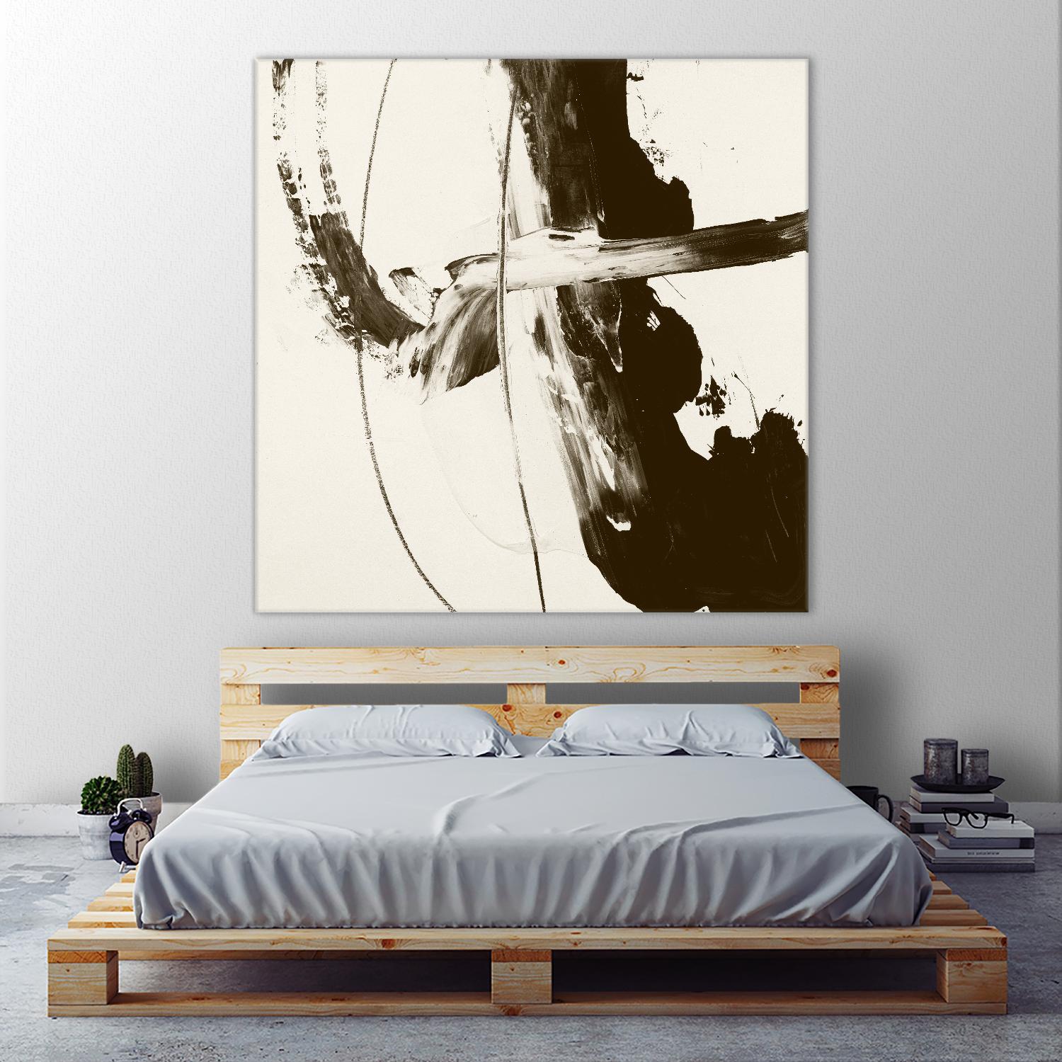 Sepia H by Franka Palek on GIANT ART - beige abstract