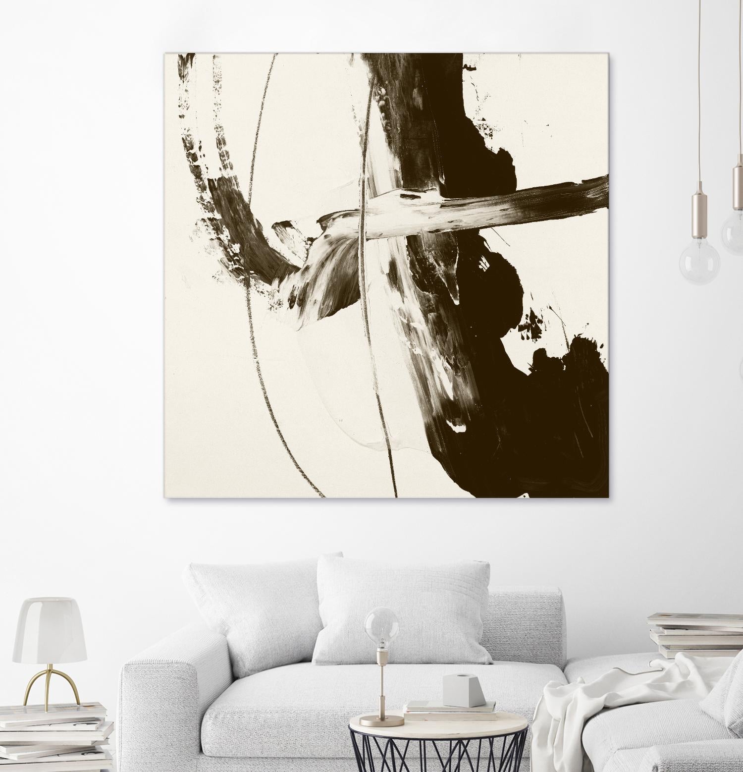Sepia H by Franka Palek on GIANT ART - beige abstract