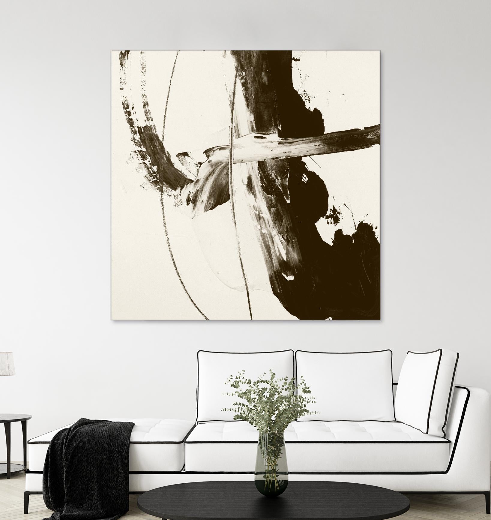 Sepia H by Franka Palek on GIANT ART - beige abstract