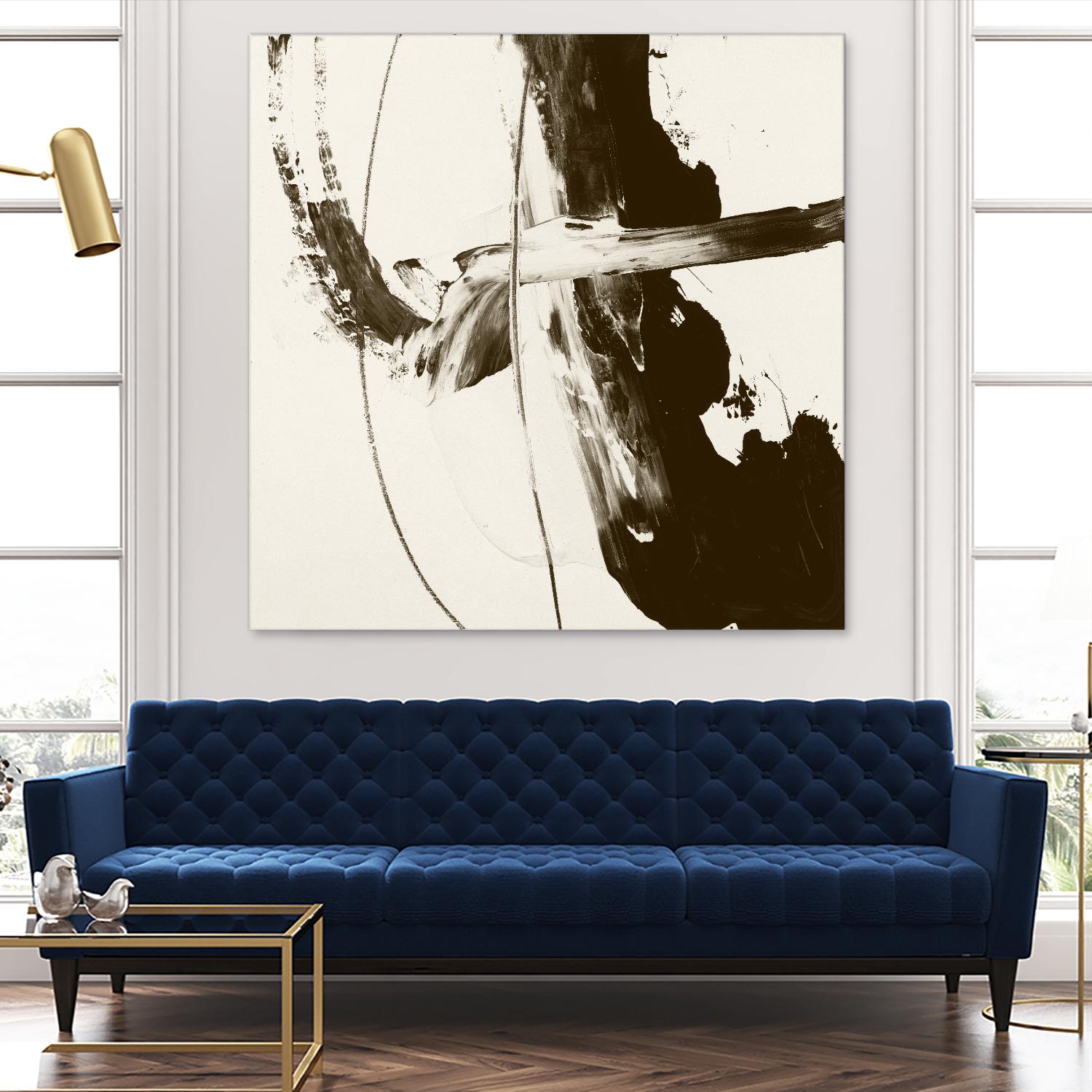 Sepia H by Franka Palek on GIANT ART - beige abstract