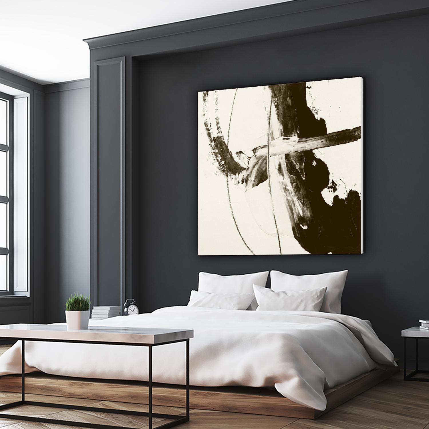 Sepia H by Franka Palek on GIANT ART - beige abstract