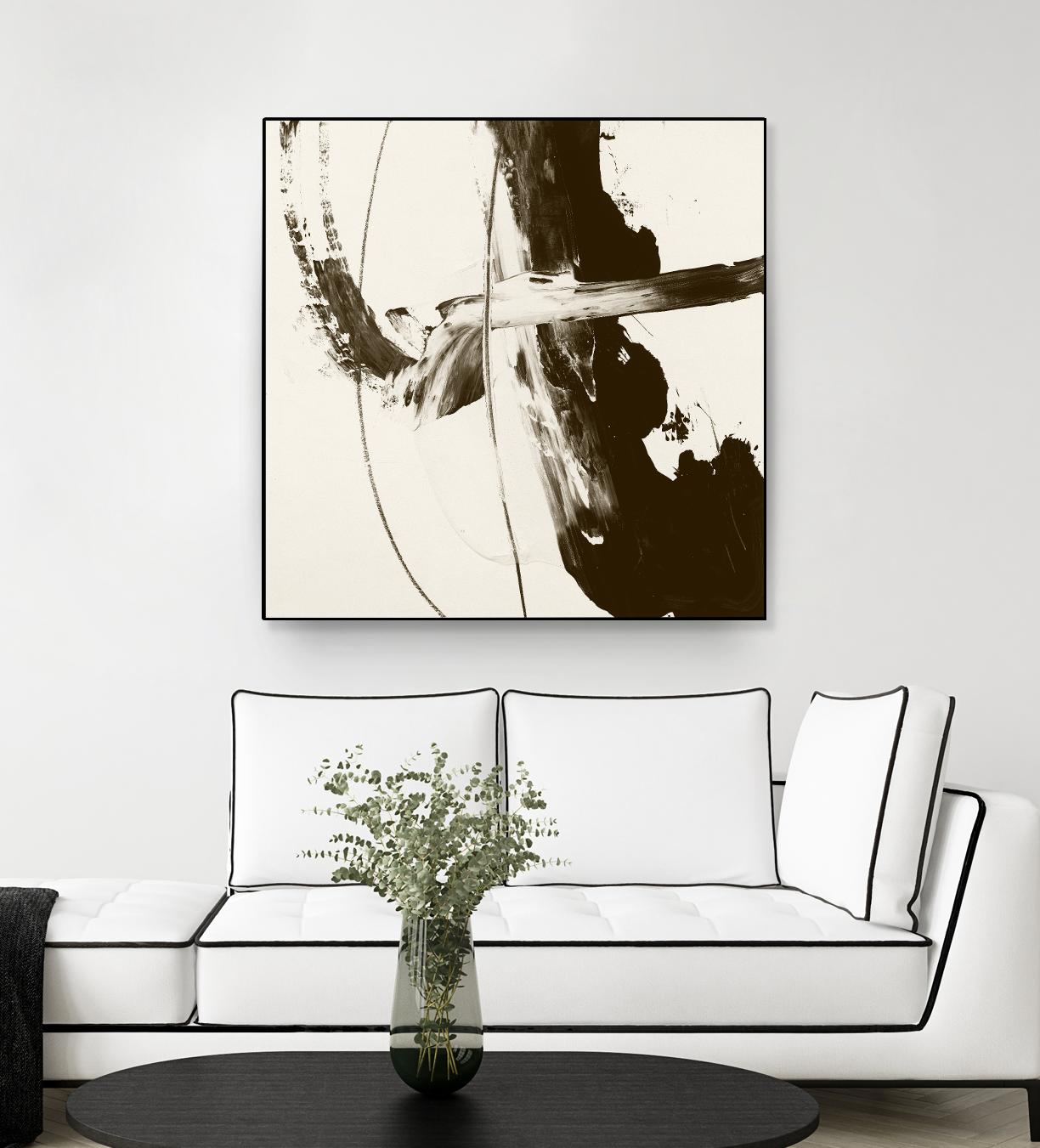 Sepia H by Franka Palek on GIANT ART - beige abstract