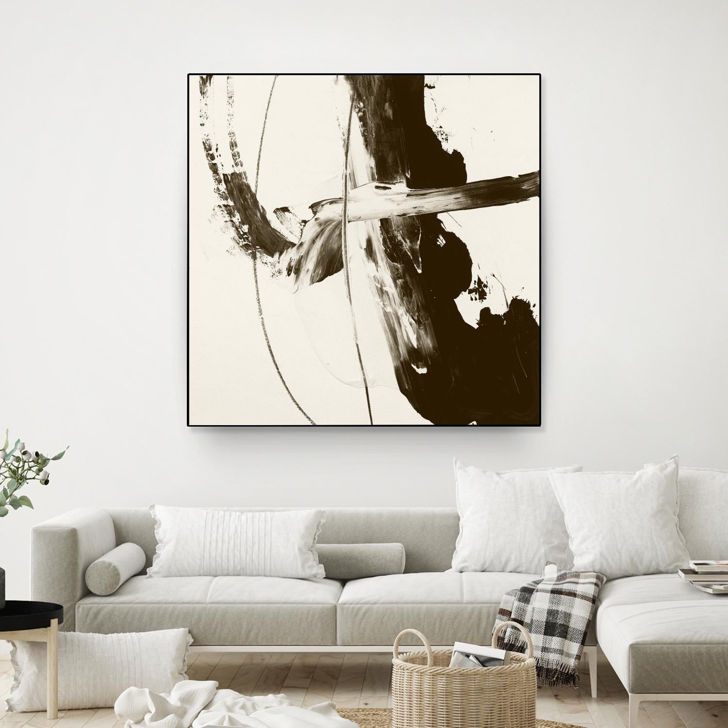 Sepia H by Franka Palek on GIANT ART - beige abstract