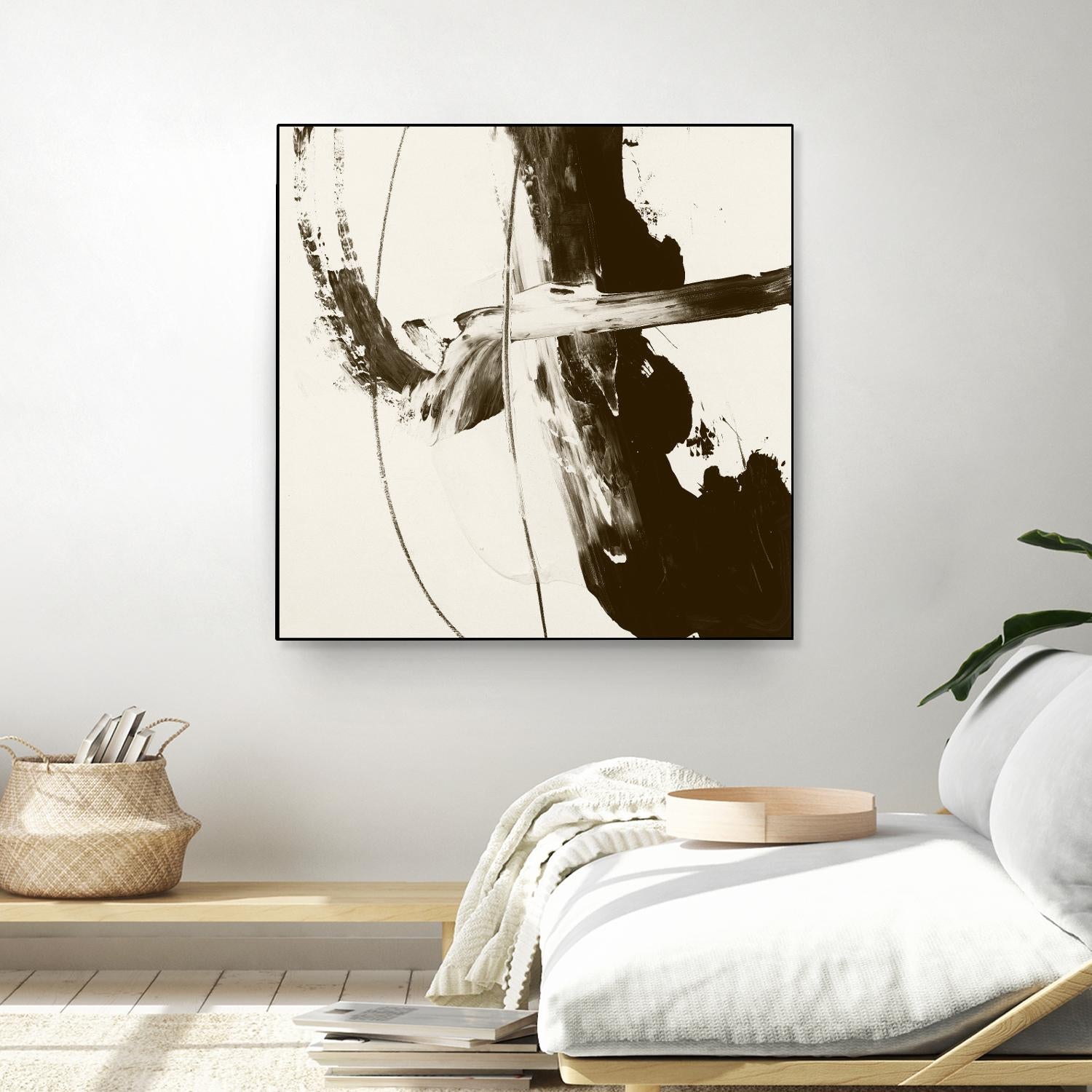 Sepia H by Franka Palek on GIANT ART - beige abstract