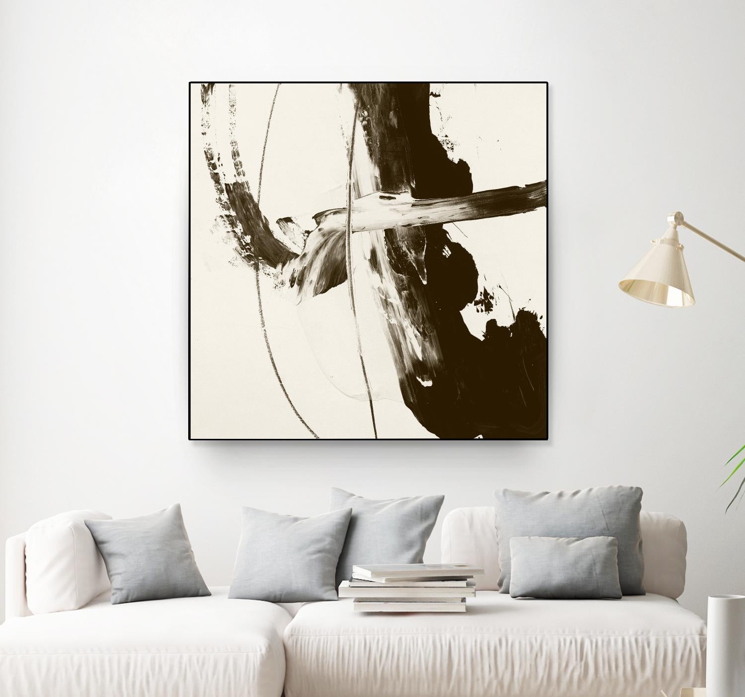 Sepia H by Franka Palek on GIANT ART - beige abstract