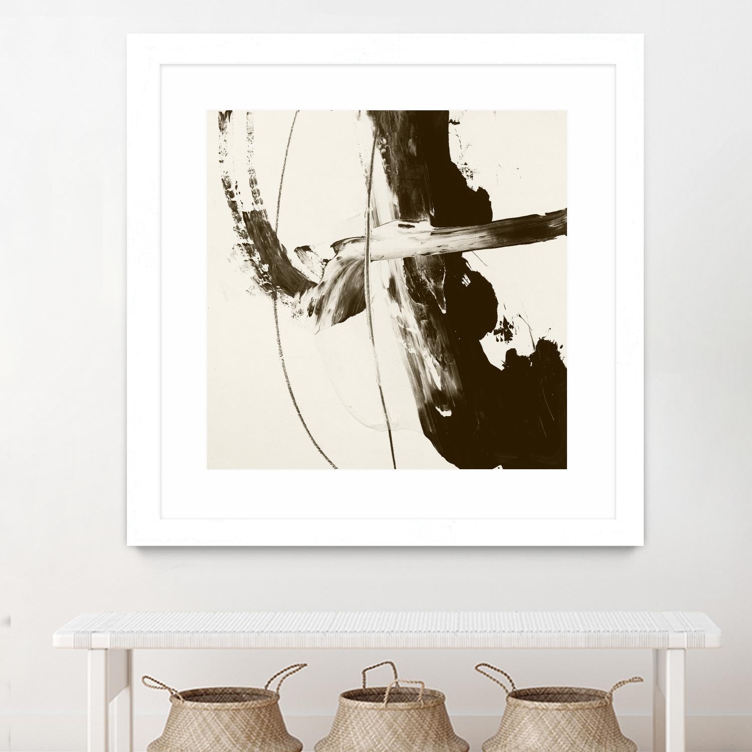 Sepia H by Franka Palek on GIANT ART - beige abstract