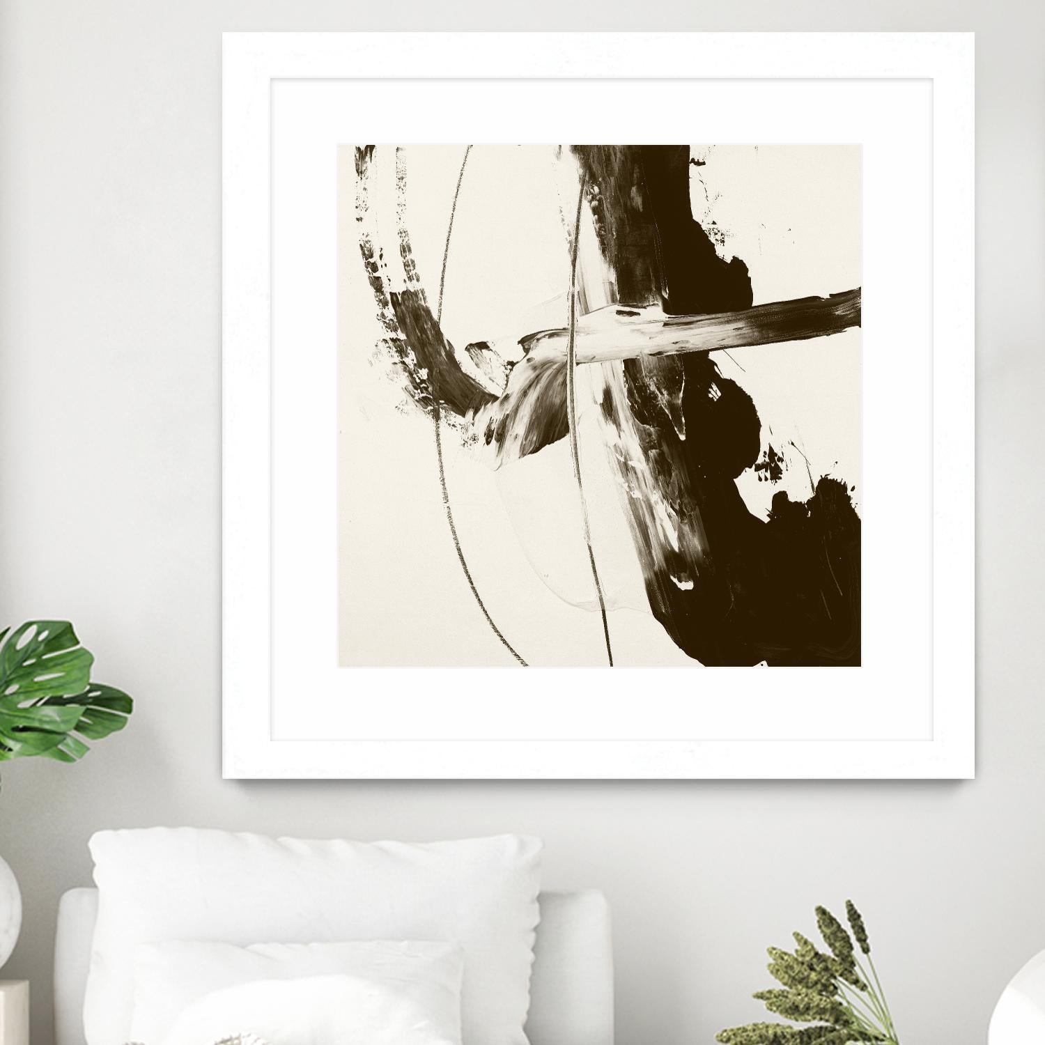 Sepia H by Franka Palek on GIANT ART - beige abstract