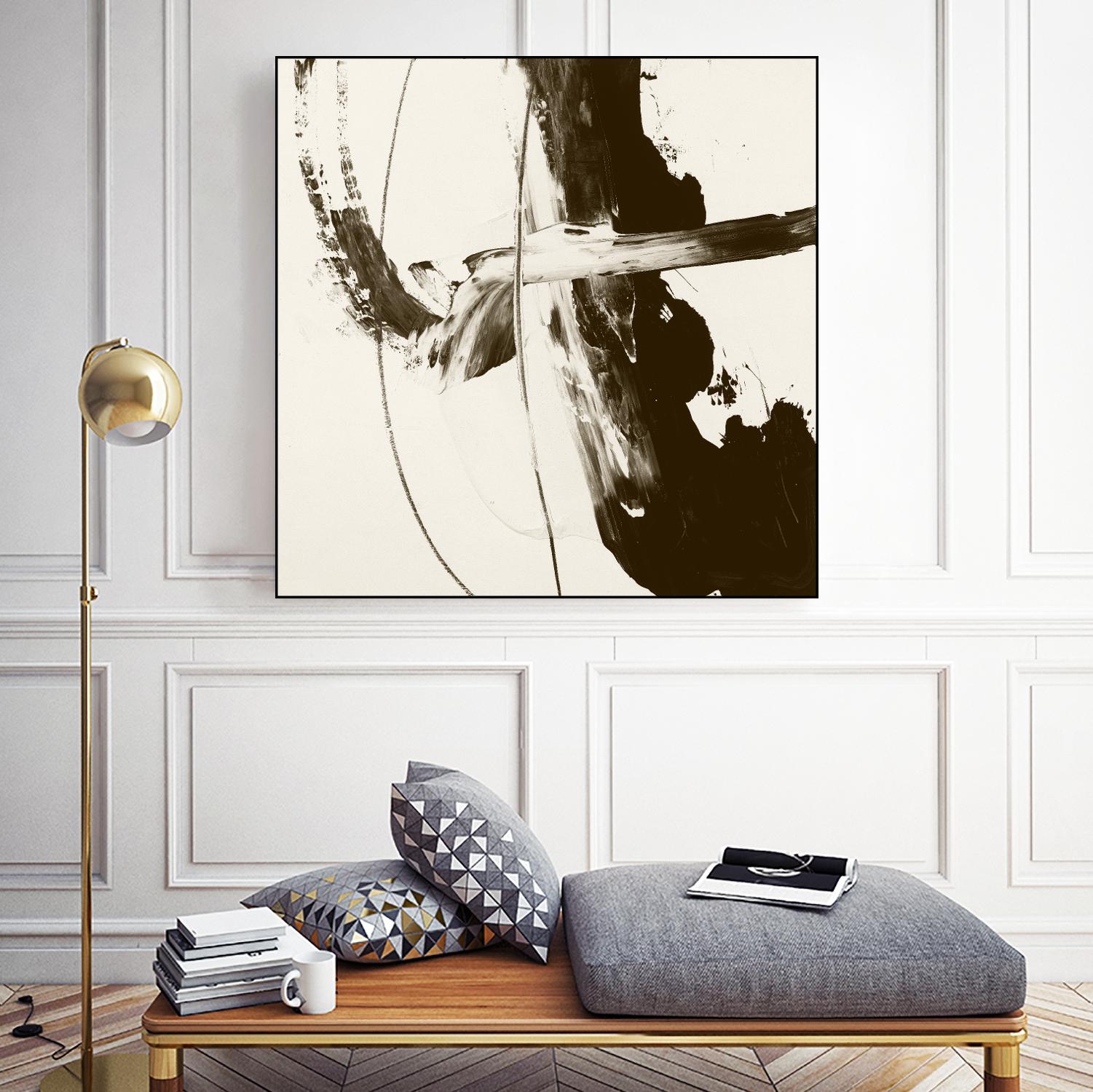 Sepia H by Franka Palek on GIANT ART - beige abstract