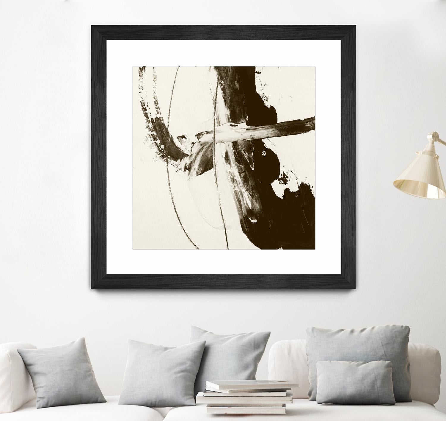 Sepia H by Franka Palek on GIANT ART - beige abstract