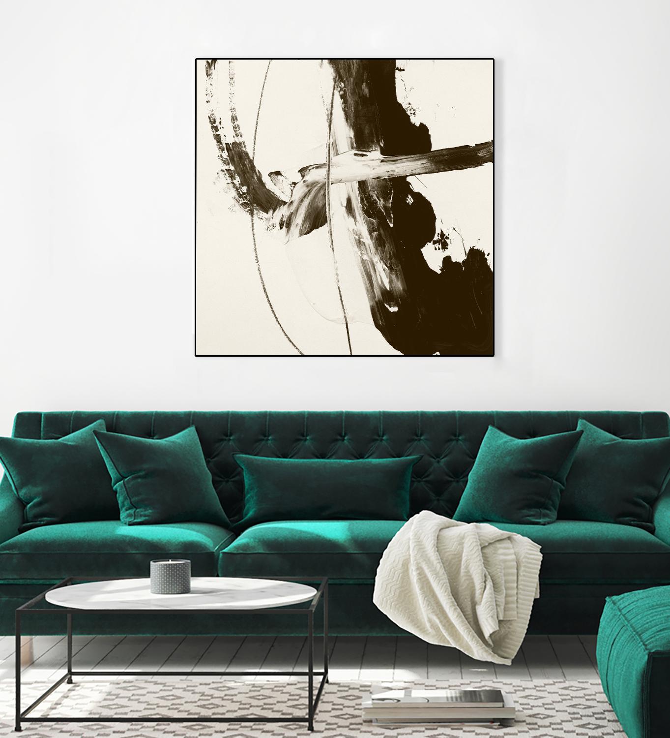 Sepia H by Franka Palek on GIANT ART - beige abstract