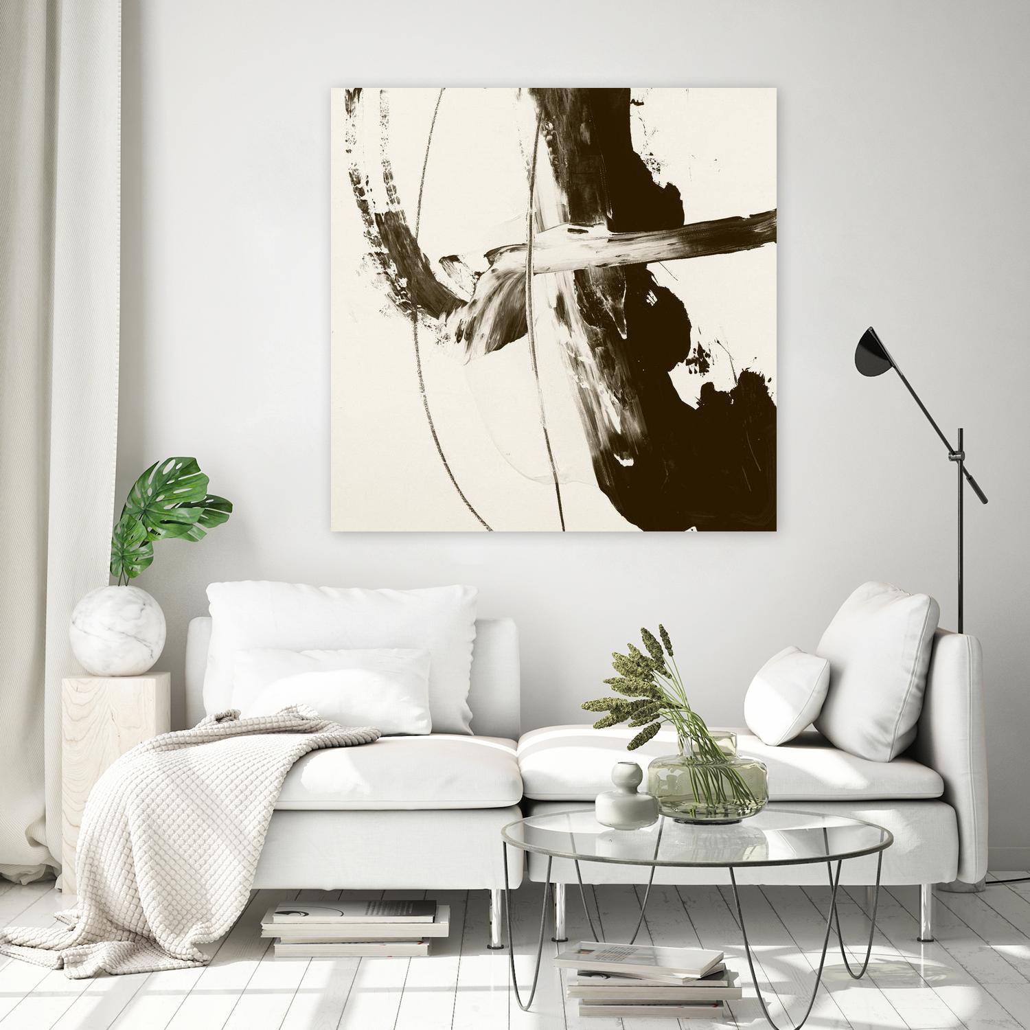Sepia H by Franka Palek on GIANT ART - beige abstract