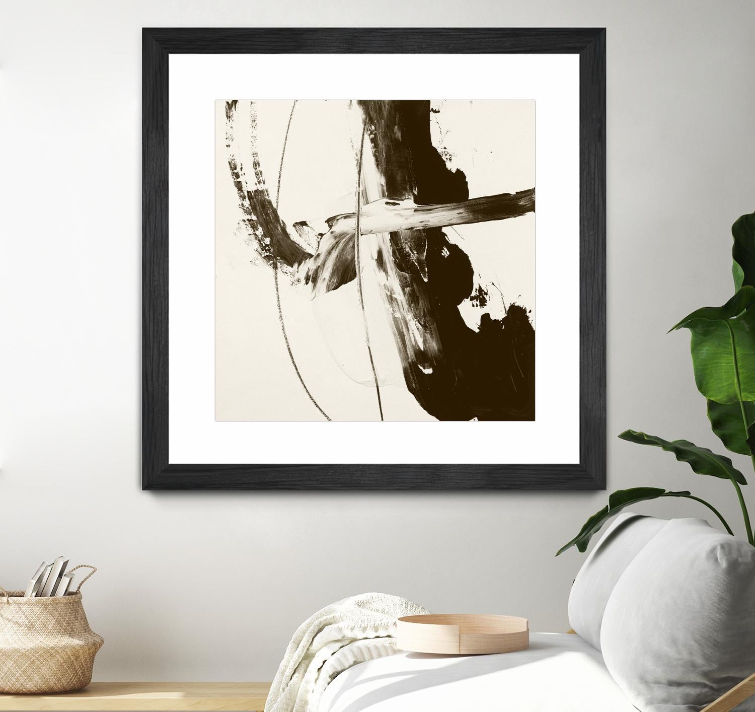 Sepia H by Franka Palek on GIANT ART - beige abstract