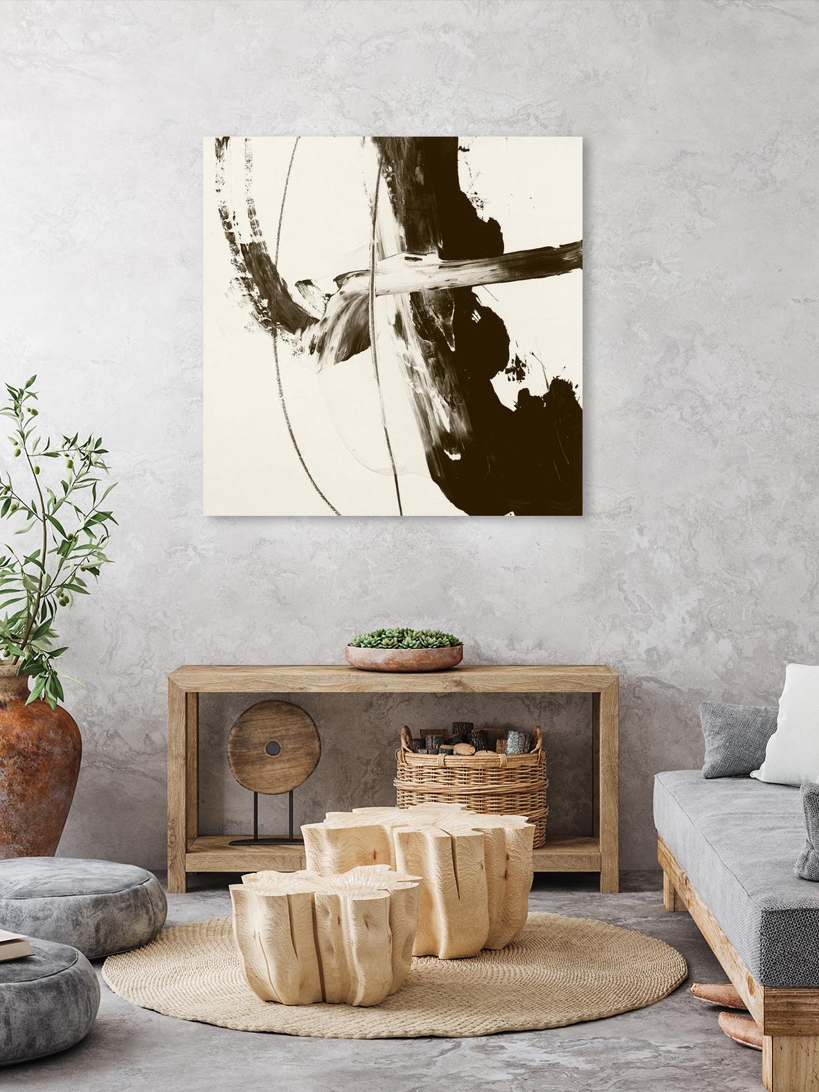 Sepia H by Franka Palek on GIANT ART - beige abstract
