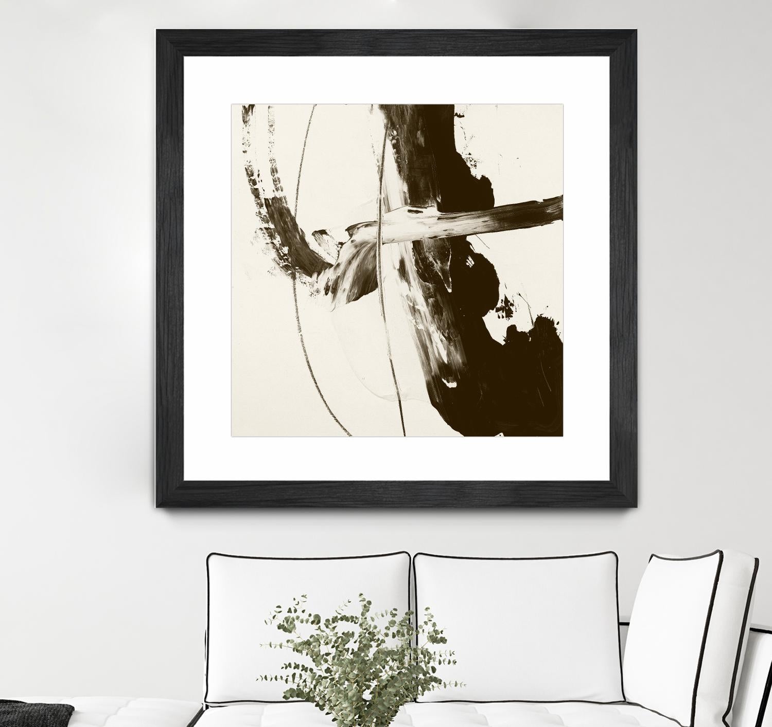 Sepia H by Franka Palek on GIANT ART - beige abstract