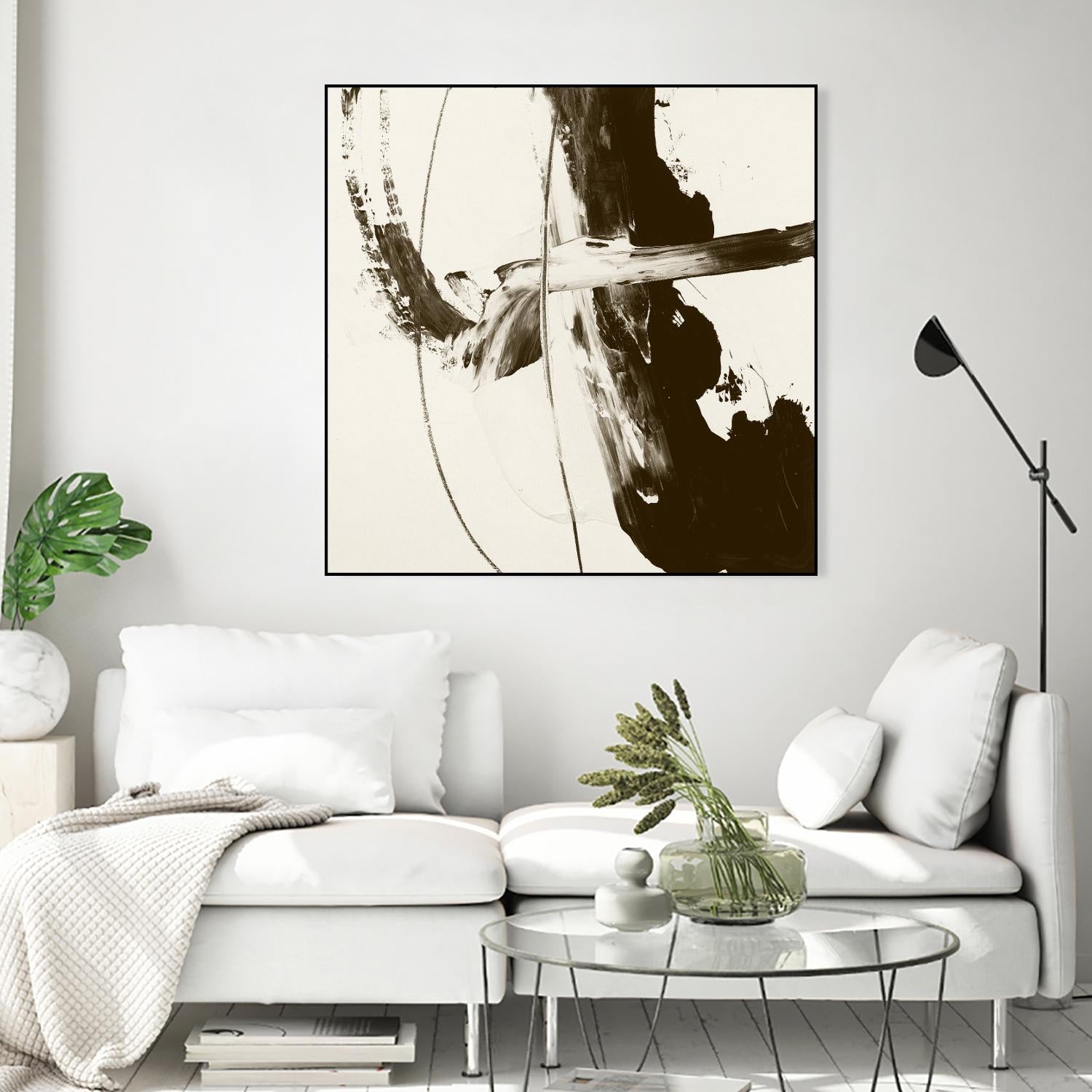 Sepia H by Franka Palek on GIANT ART - beige abstract